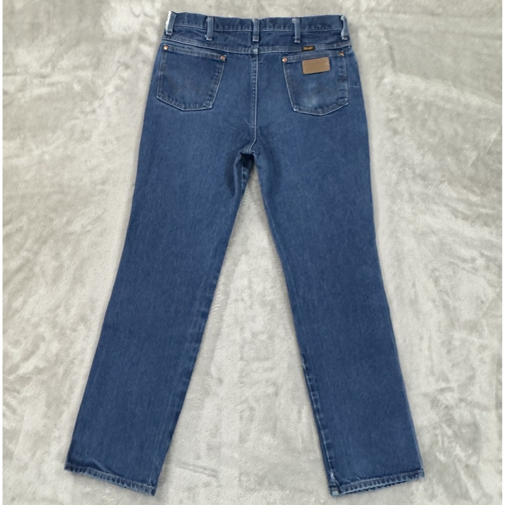 Wrangler Jeans Mens 34x32 936DEN Cowboy Cut Slim Straight Rodeo Western Heavy